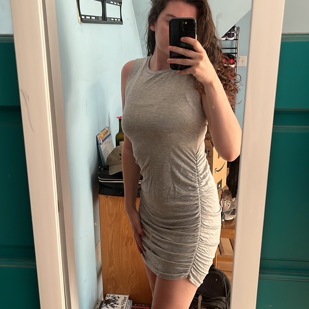 Ruched Mini Dress